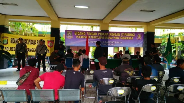 41 Pelanggar Perda Diajukan ke Sidang Tipiring