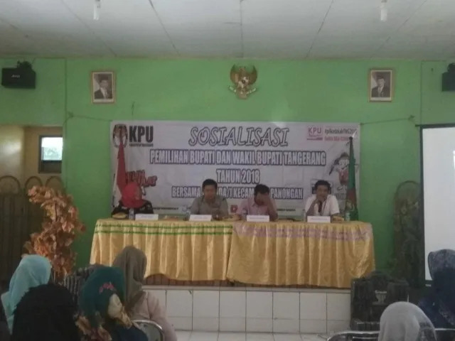 Sosialisasi Pemilihan Bupati Tangerang Sasar Tokoh Pemuda di Panongan