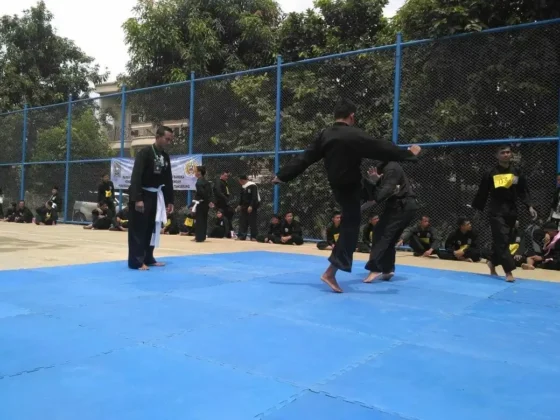 Pesilat PSHT Cabang Tangerang Kota Adakan Tes Kenaikan Tingkat Siswa