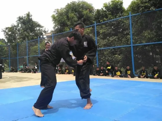 Pesilat PSHT Cabang Tangerang Kota Adakan Tes Kenaikan Tingkat Siswa