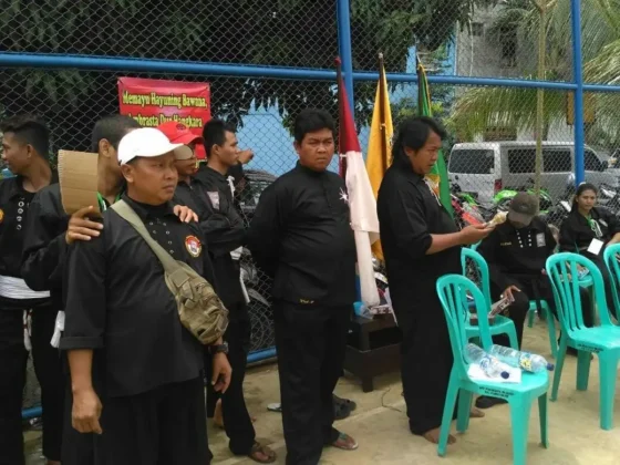 Pesilat PSHT Cabang Tangerang Kota Adakan Tes Kenaikan Tingkat Siswa