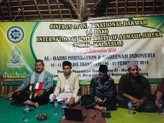 Lawatan International University of Asmaul Husna Malaysia dan Al-Harbi Foundation Padang ke Pondok Pesantren Model Noor El-Madeenah Pandeglang