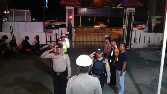 Tingkatkan Keamanan, Polsek Batuceper Gelar Patroli Biru