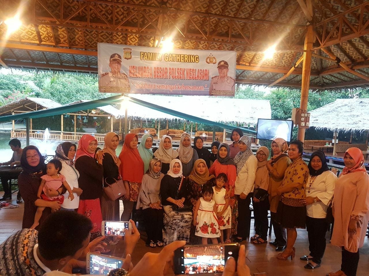 Jalin Kebersamaan Sesama Personel Kepolisian, Polsek Neglasari Gelar Family Gathering