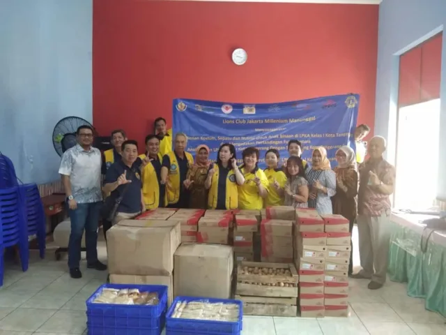 Perusahaan Lion Club Jakarta Kunjungi LPKA Tangerang