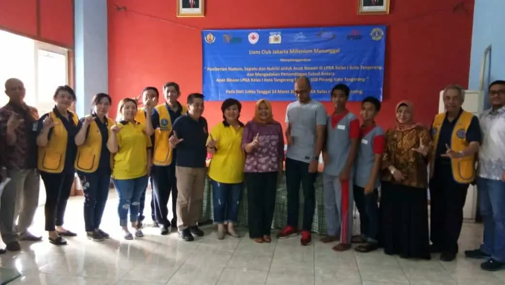 Perusahaan Lion Club Jakarta Kunjungi LPKA Tangerang