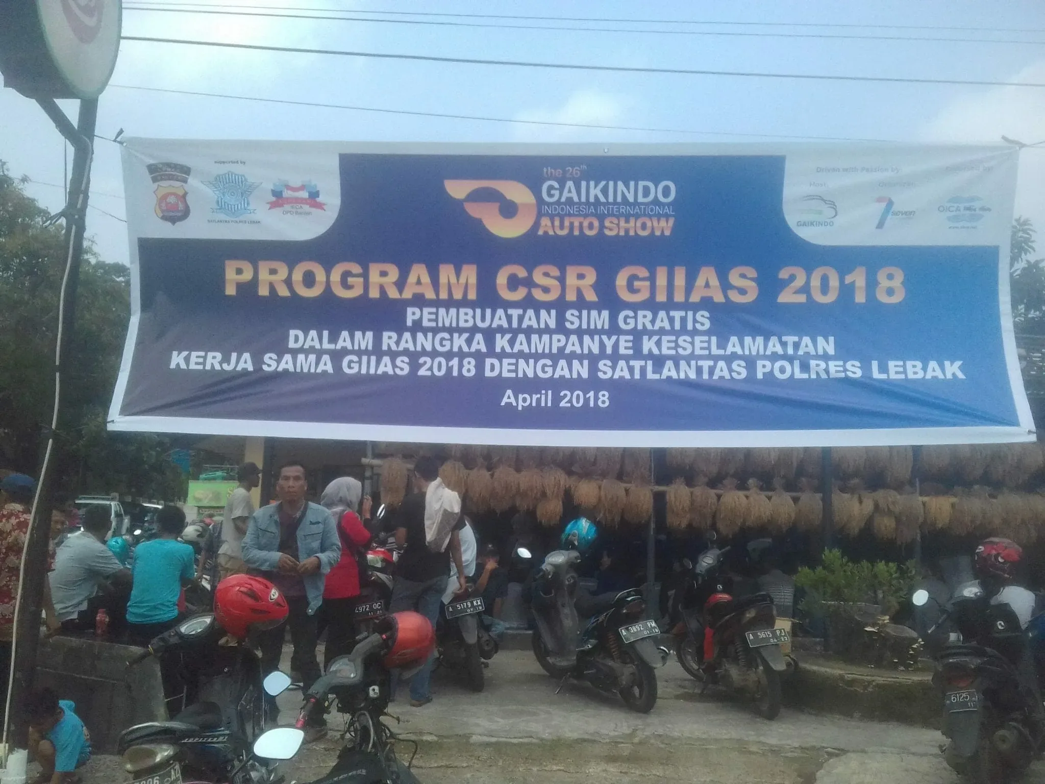 Bekerjasama Dengan Satlantas Polres Lebak, Program CSR GIIAS 2018 Gelar Pembuatan SIM Gratis