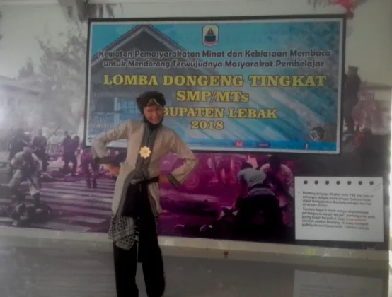 Gelar Lomba Dongeng Tingkat SD-SLTP, Kadiskerpus Lebak: "Siswa Harus Mampu Mengukir Prestasi"