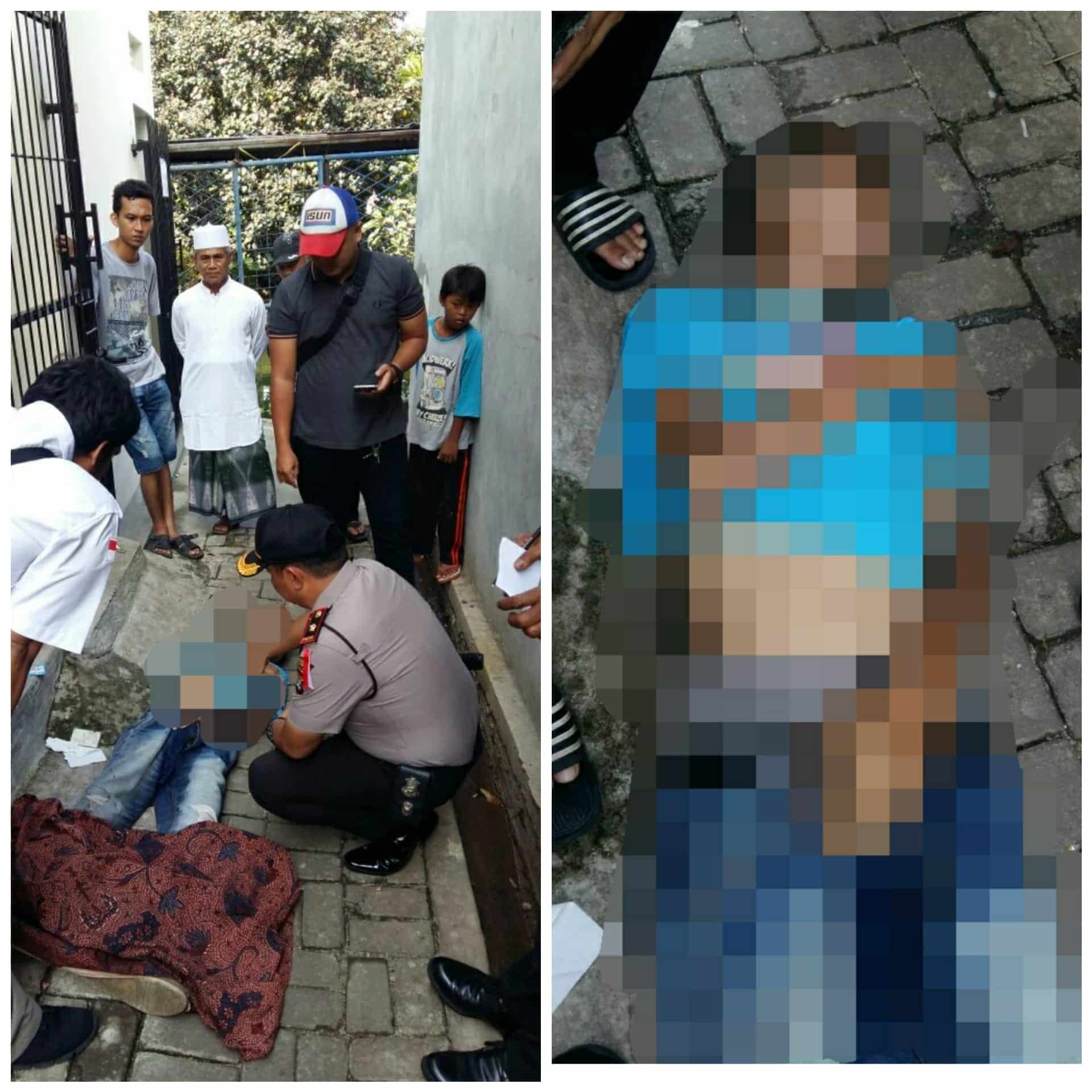 Sesosok Mayat Ditemukan Tergeletak di Gang Pemukiman Warga Karang Tengah