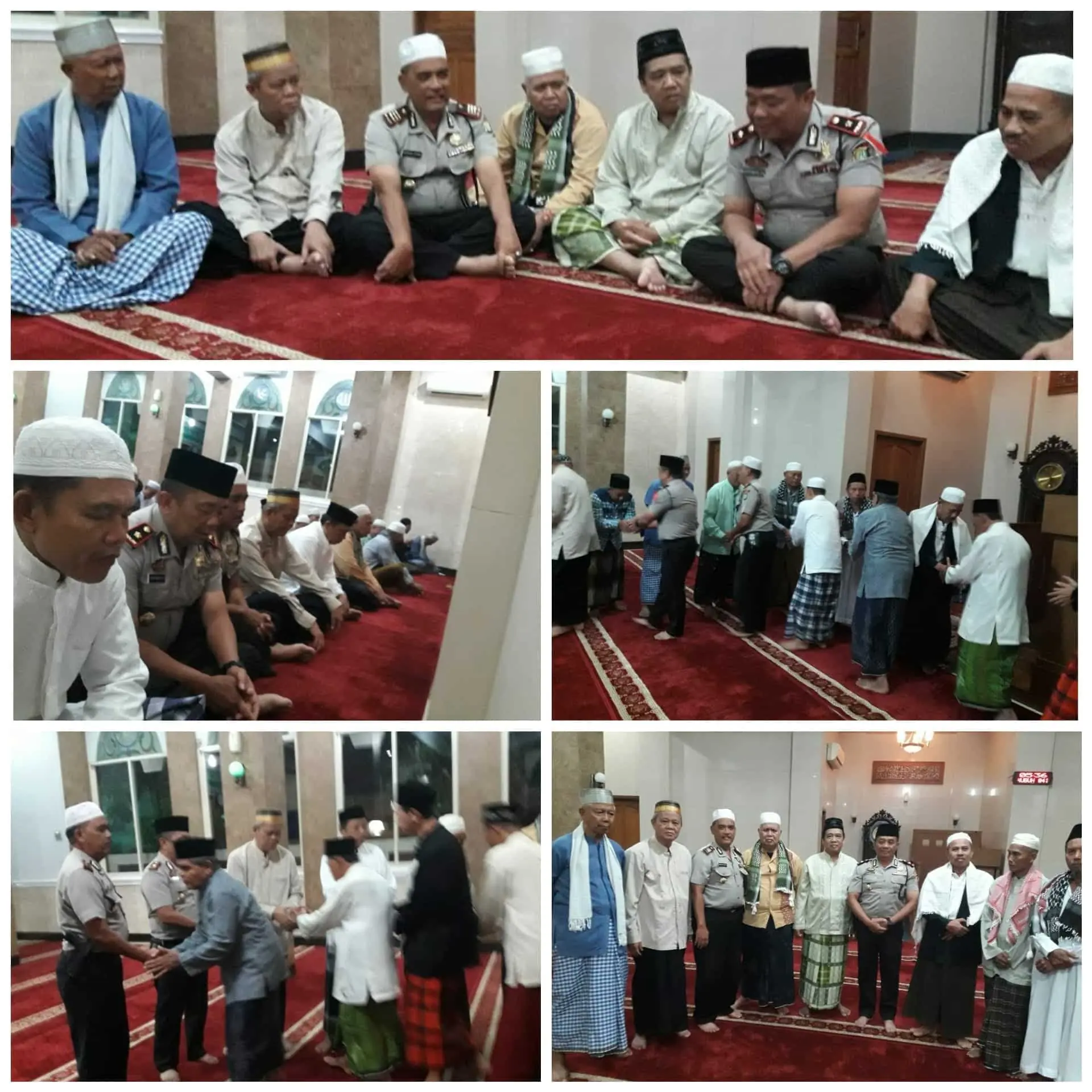 Jalani Tugas Kamtibmas, Sholat Subuh Berjamaah Jadi Rutinitas Kapolsek Ciledug