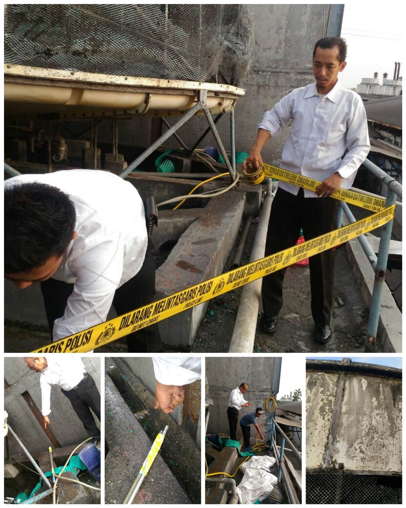 Seorang Karyawan Tewas Tersengat Aliran Listrik Saat Membersihkan Tower Mesin Pendingin