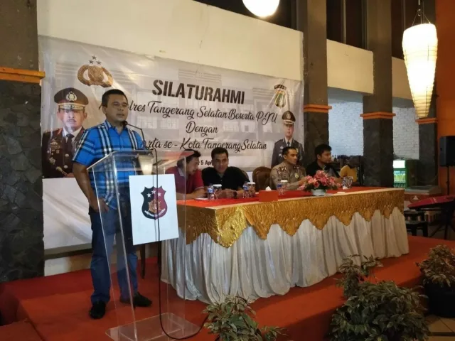 Polres Tangerang Selatan Jalin Silaturahmi Dengan Insan Pers