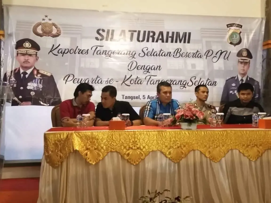 Polres Tangerang Selatan Jalin Silaturahmi Dengan Insan Pers