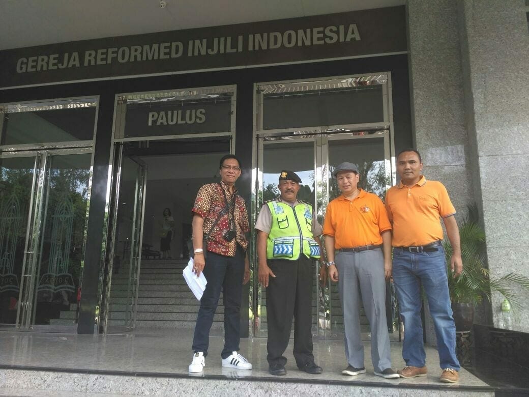 Kapolsub Sektor Palem Semi Lakukan Pengamanan Giat Paskah Pelajar Se - Tangerang Raya