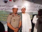 Bersama Para Habaib, Kapolsek Ciledug Hadiri Peringatan Isra Mi'raj