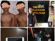 Unit Resmob Polsek Ciledug Berhasil Mengamankan 2 Pelaku Tindak Kejahatan