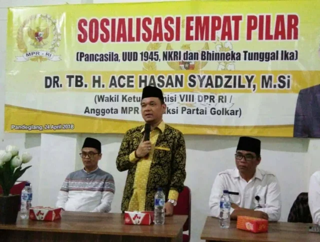 Jelang Pileg dan Pilpres, Ace Hasan: “Demokrasi Jangan Membuat Bangsa Terpecah Belah”