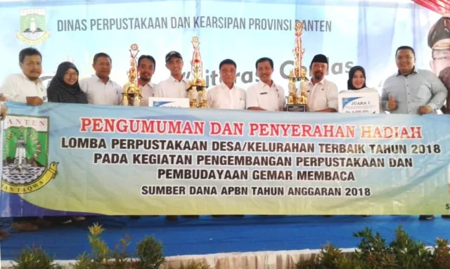 Perpusdes Fathussalam Desa Ciparasi, Wakili Lebak Raih Juara Tiga Lomba Perpustakaan Desa dan Kelurahan Se-Banten