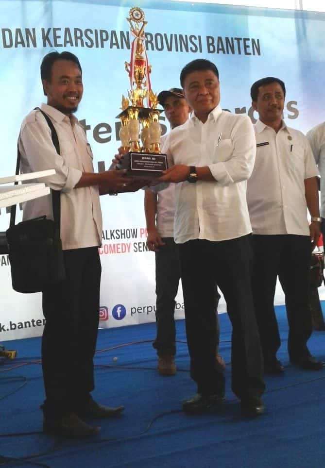 Perpusdes Fathussalam Desa Ciparasi, Wakili Lebak Raih Juara Tiga Lomba Perpustakaan Desa dan Kelurahan Se-Banten