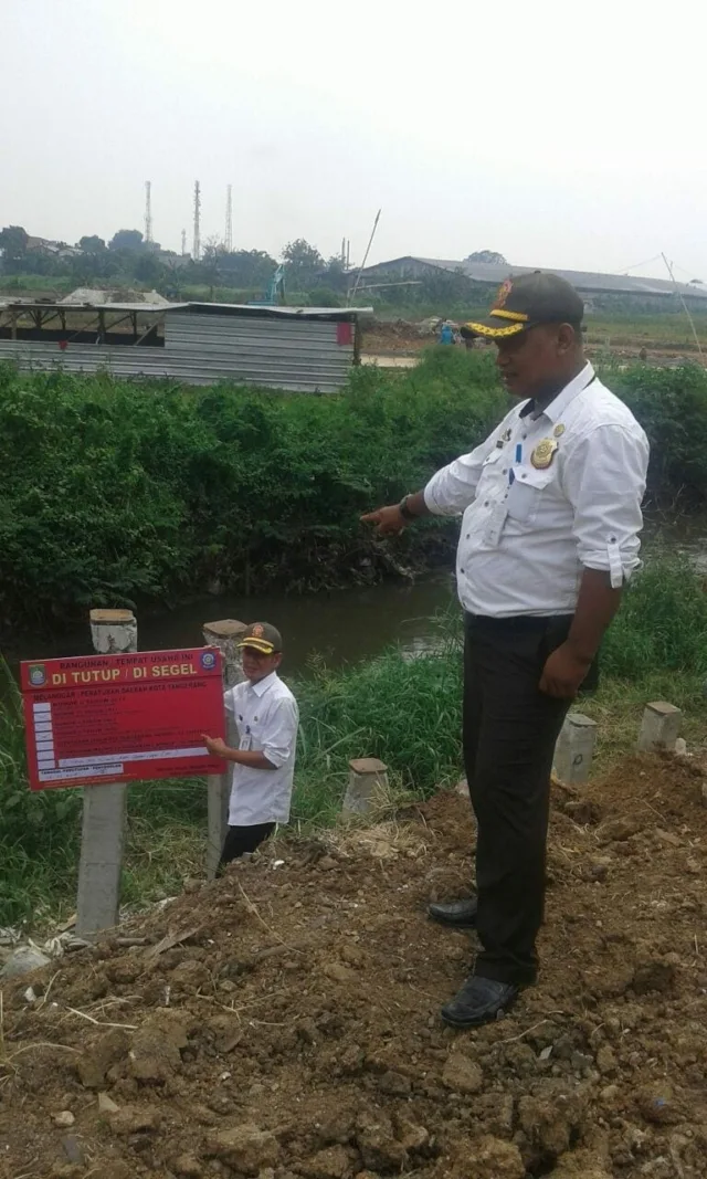 Tiga Bangunan Langgar Perda Disegel Paku Bumi Gakumda Satpol PP