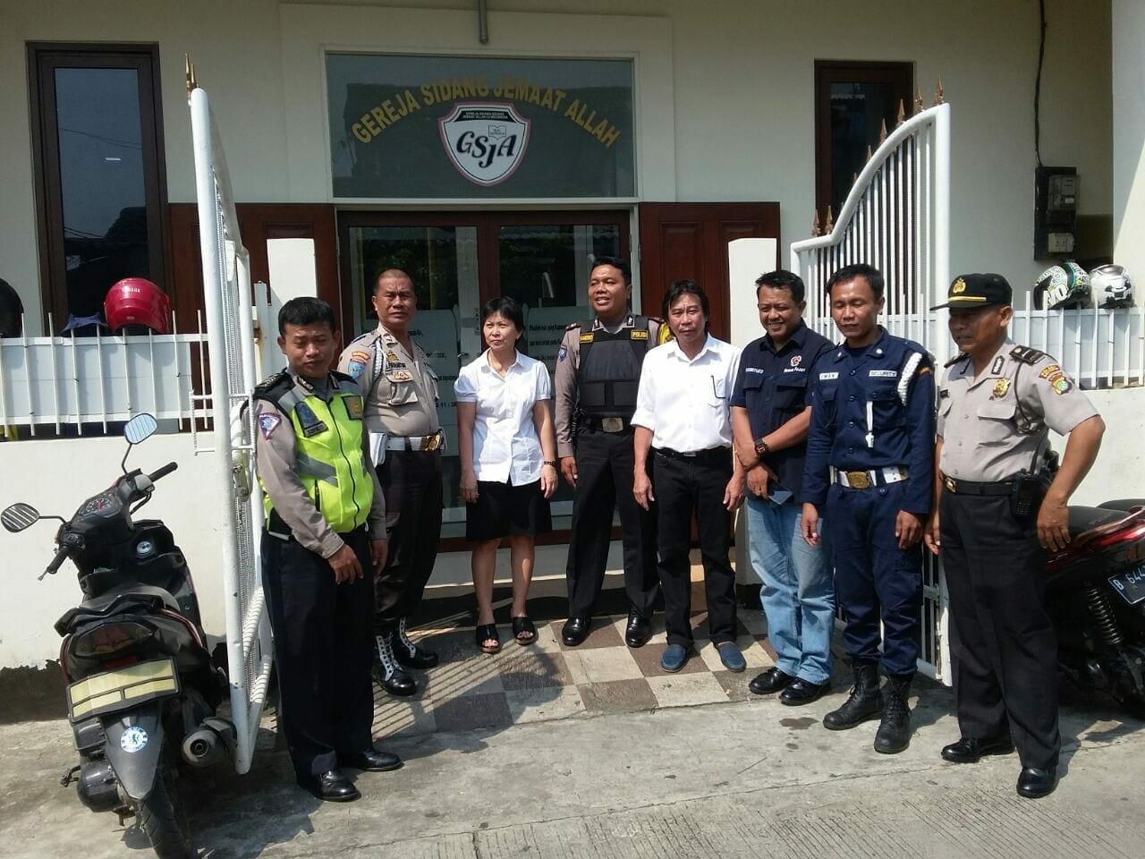 Polsek Batu Ceper Laksanakan Pengamanan Ibadah Umat Kristiani Dalam Rangka Peringatan Kenaikan Isa Almasih