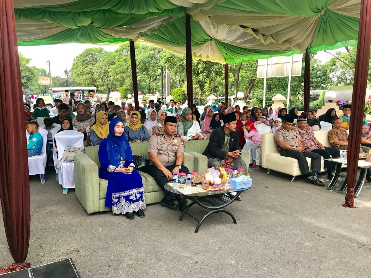 Gelar Buka Bersama, Polsek Neglasari Santuni Anak Yatim