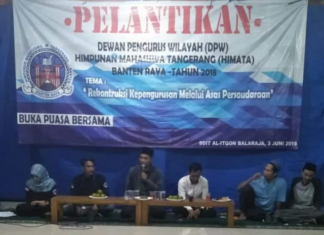 Pelantikan Ketua dan Pengurus DPW Himata Banten Raya Periode 2017/2019