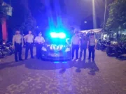 Gelar Patroli Biru, Kapolsek Neglasari Cek Pengamanan Gudang Penyimpanan Logistik Pilkada