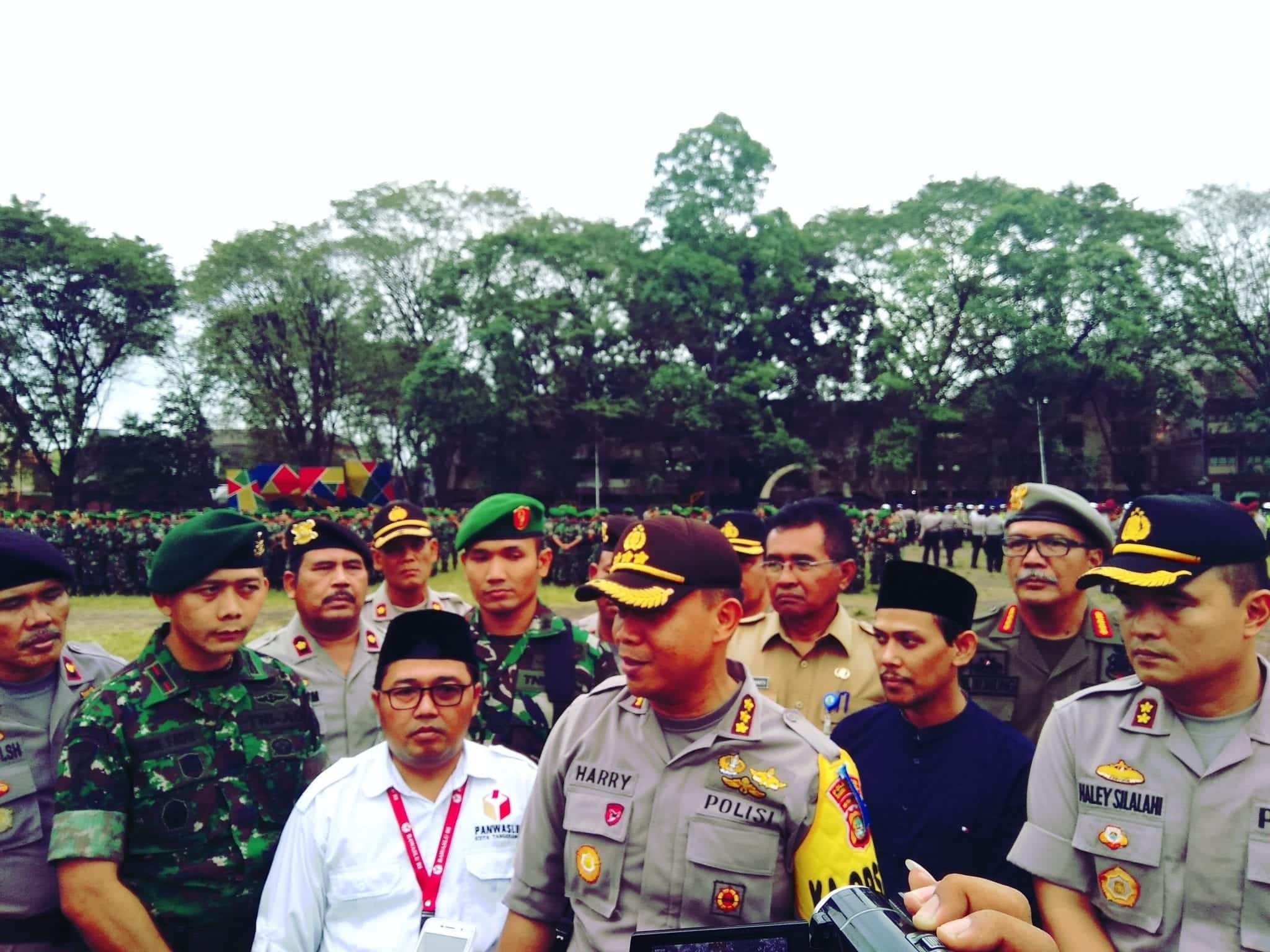 Polres Tangerang Kota  Gelar Apel Pasukan Mantap Praja Pilkada 2018