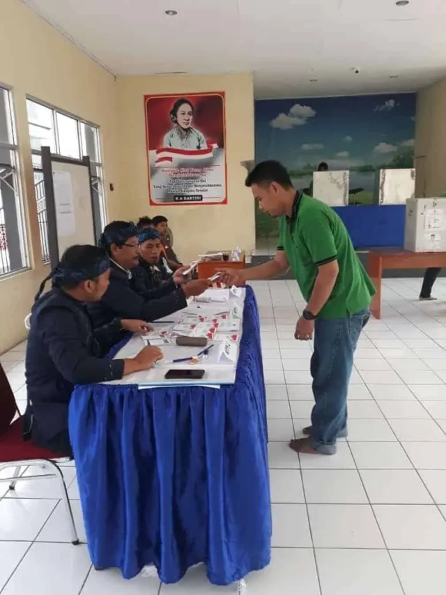 Bang Napi Rutan Rangkasbitung Nyoblos Pilkada Lebak