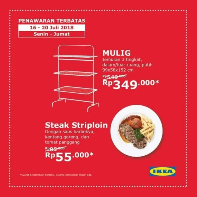 IKEA Hadirkan Penawaran Terbatas Mingguan