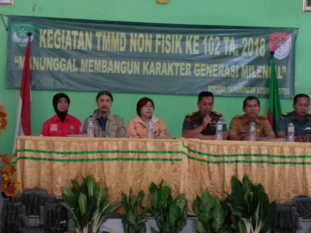 TMMD ke-102 Kodim 0510/Trs Berikan Motivasi Pada Masyarakat