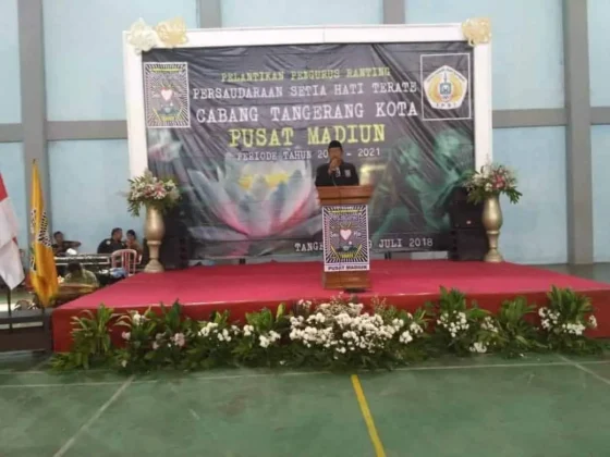 PSHT Cabang Tangerang Kota dan Pusat Madiun Mengkukuhkan Pengurus Ranting