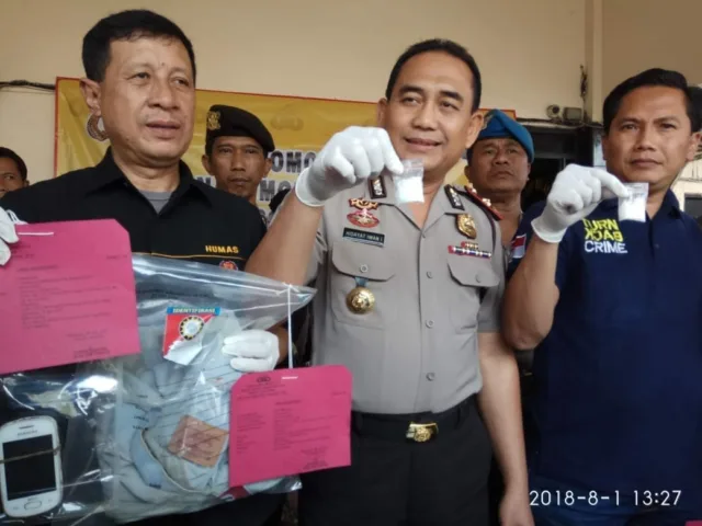 Berusaha Kabur, Buser Polsek Batu Ceper Tembak Kaki Bandar Sabu