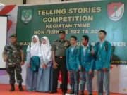 Sekitar 80 Pelajar SLA Ikuti Lomba Telling Stories Competition Dalam Giat TMMD Non Fisik