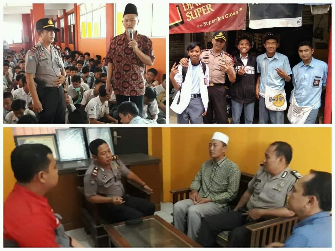 Hindari Tawuran dan Miras, Polsek Curug Jalin Kemitraan Dengan Sekolah