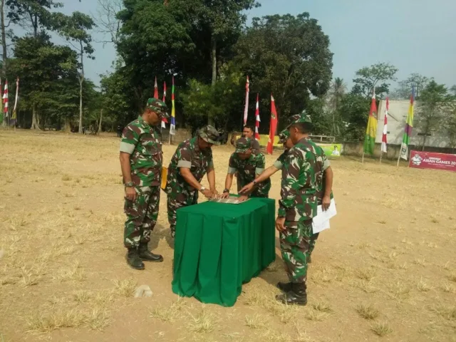 Jelang Penutupan Satgas TMMD Gelar Geladi Bersih