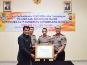 Tersisa Satu Miliar Lebih, Polresta Tangerang Kembalikan Dana Hibah Pengamanan Pilkada Kabupaten Tangerang