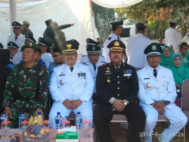 Kapolsek Karawaci Menghadiri Acara Upacara Pengibaran Bendera Merah Putih Dalam Rakang HUT RI KE 73