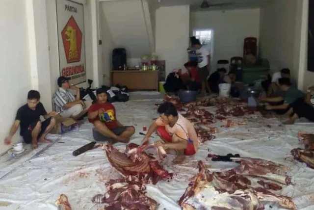 Partai Gerindra Kota Tangerang Bagikan 1000 Paket Daging Kurban Idul adha 1439H