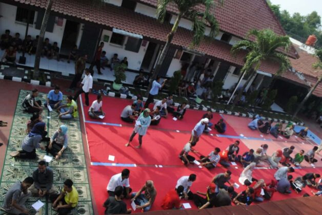 WBP dan Petugas Rutan Rangkasbitung Adu Ketangkasan Memperebutkan Ranking Satu