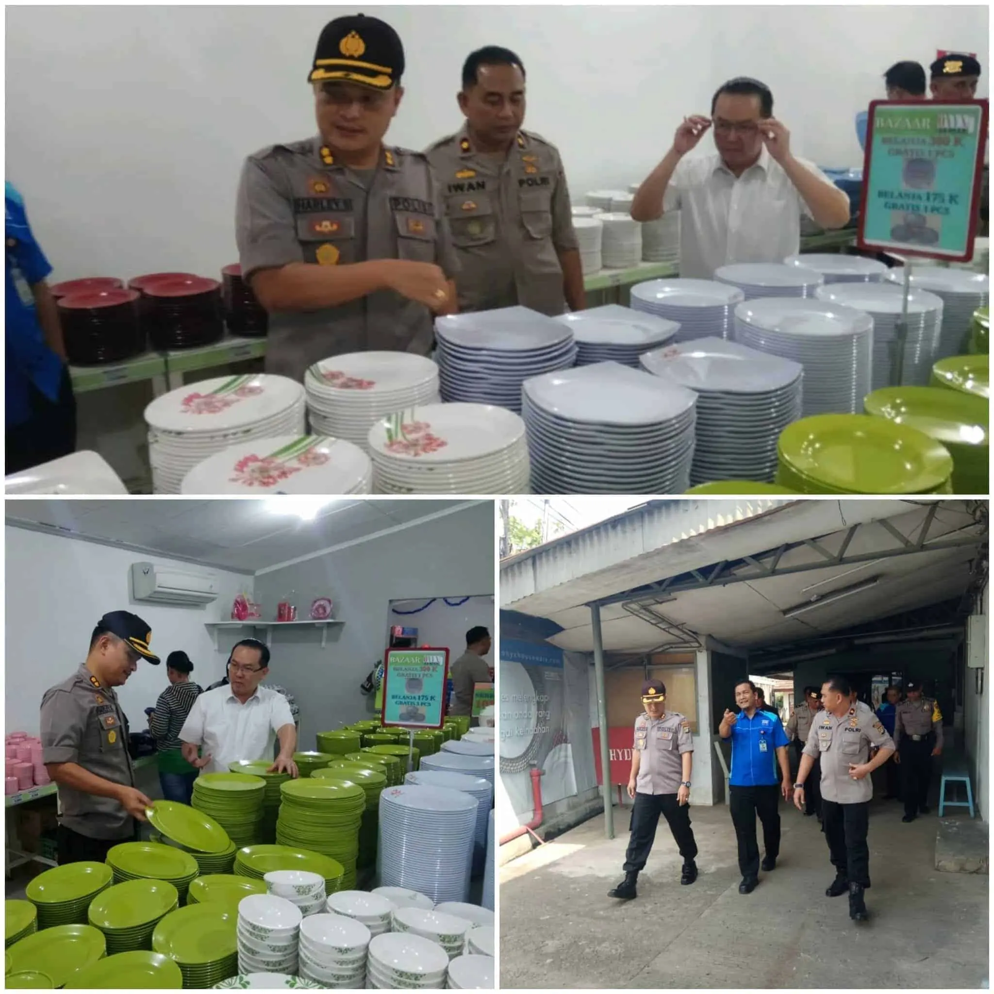 Berikan Pesan Kamtibmas Wakapolres Metro Tangerang Kota Sambangi PT. Presindo Central