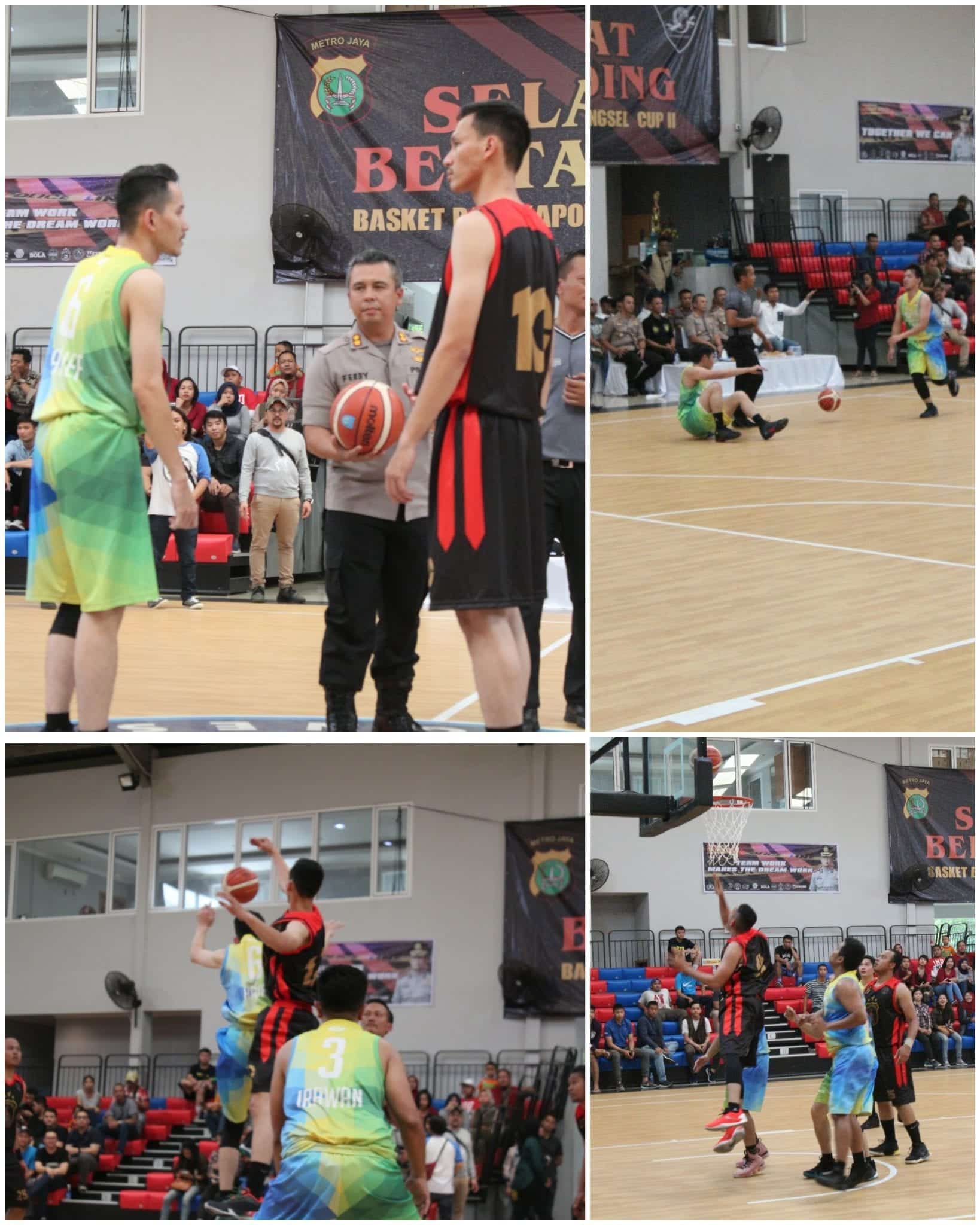 Kompetisi Basket Ball Cup Ke II Piala Kapolres Tangerang Selatan Resmi Dibuka