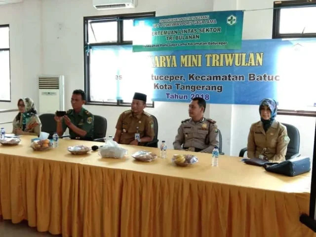 Camat dan Wakapolsek Batuceper Hadiri Lokakarya Mini Triwulan Puskesmas