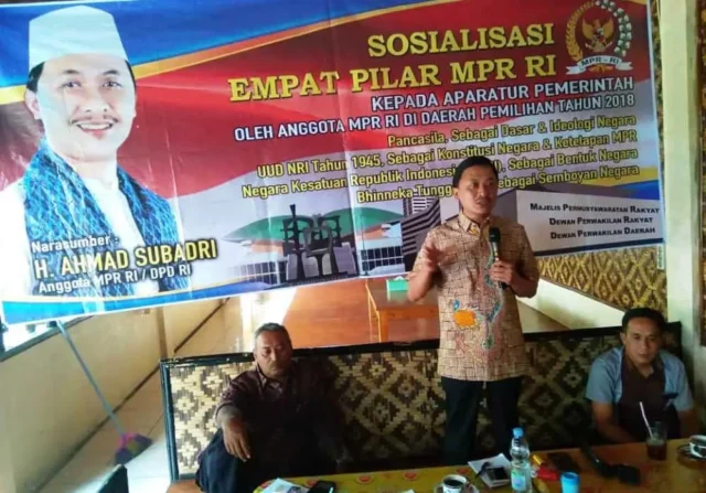 Tanamkan Jiwa Nasionalisme, Senator Banten Sosialisasikan 4 Pilar MPR ke Masyarakat