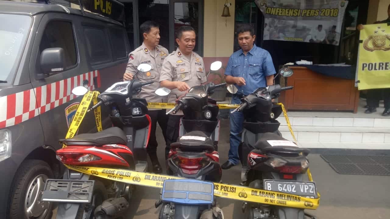 Dorr.. Polisi Tembak Dua Pelaku Spesialis Curanmor