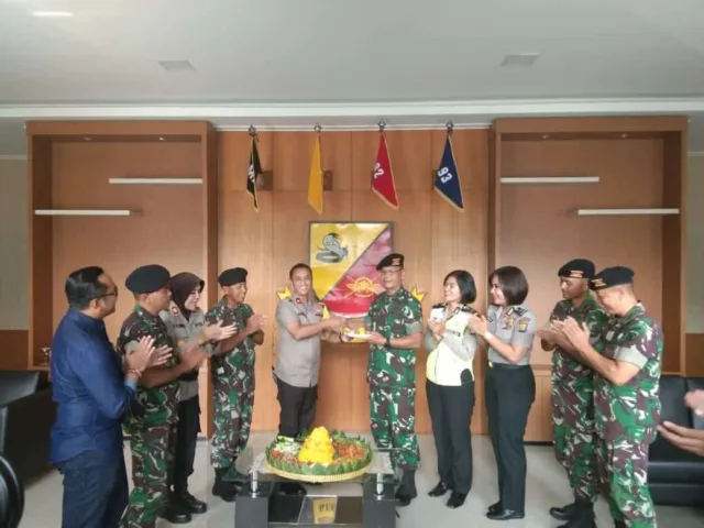 HUT TNI Ke-73, Polri Bersinergi Dan Solid Bersama TNI