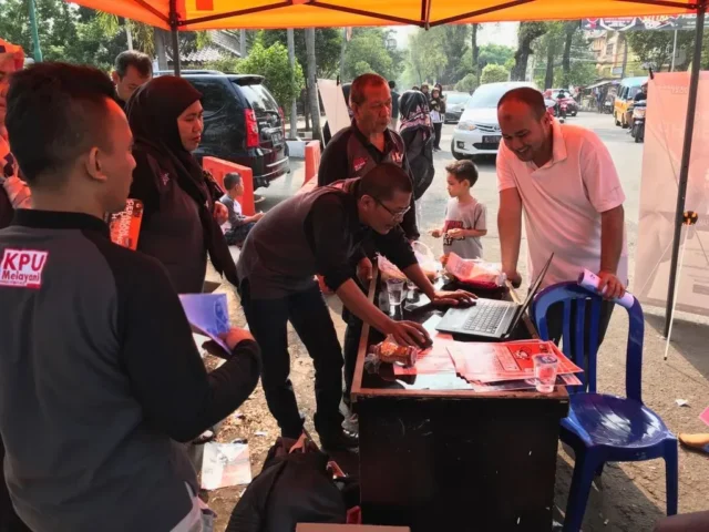 KPU Kota Serang Buka Posko GMHP di CFD