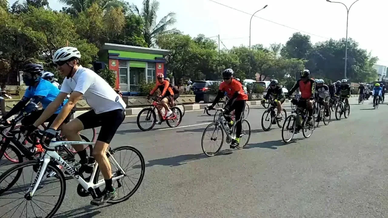 Gowes Bersama Wakapolda Metro Jaya, Hilangkan Penat dan Stres