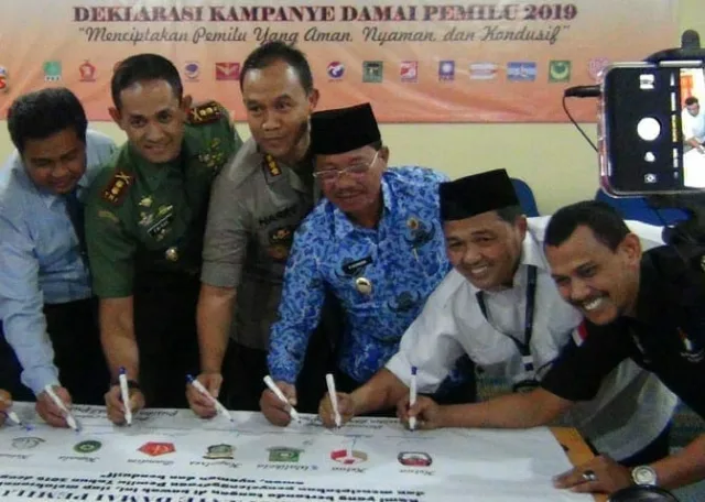 Jelang Pemilu 2019, KPU Kota Tangerang Gelar Deklarasi Kampanye Damai